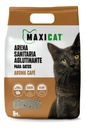 Maxi Cat Arena Sanitaria Aglutinante Con Aroma Café 20 Kg