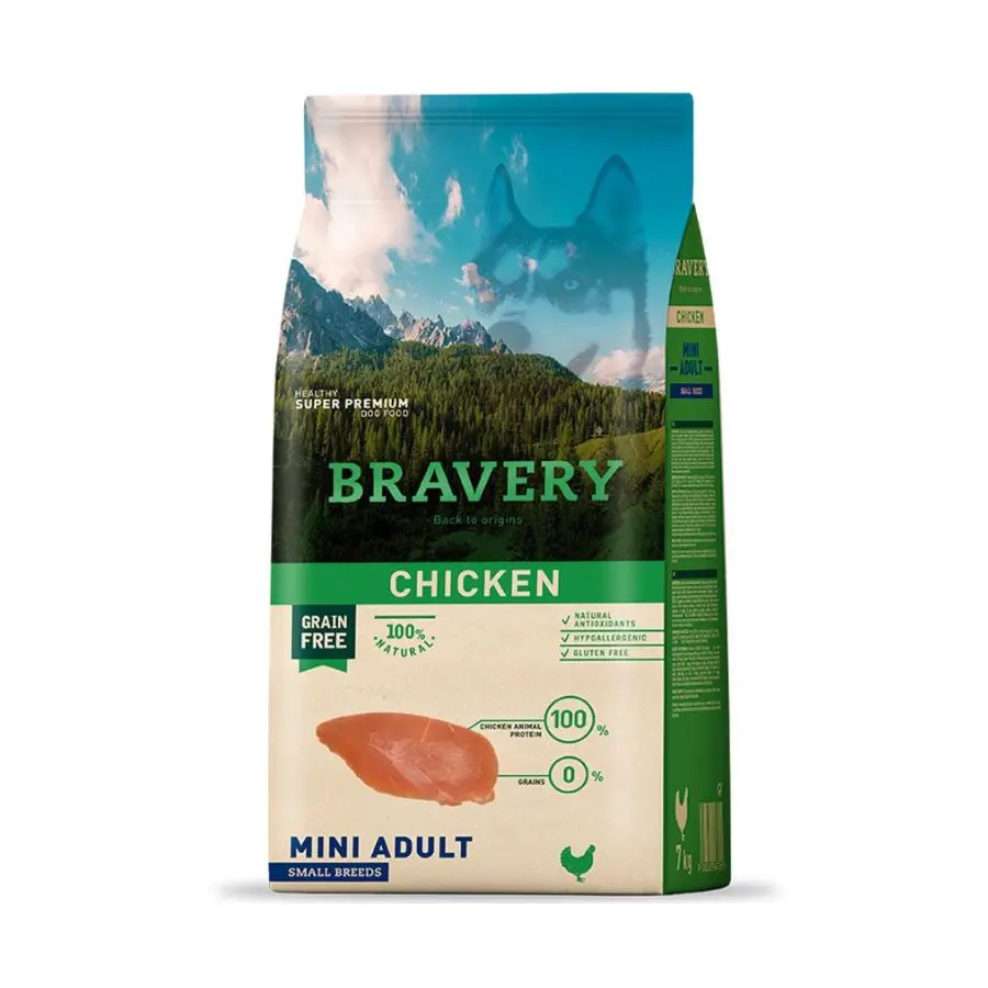 Bravery Adult Small Breeds Chicken 7 Kg