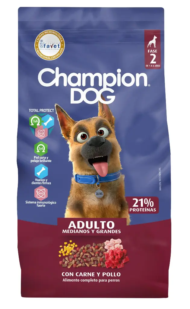 Champion Dog Adulto Carne y Pollo 18 Kg