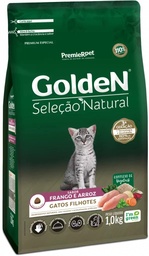 GoldeN Selección Natural Gatos Gatitos Sabor Pollo y Arroz 3 KG