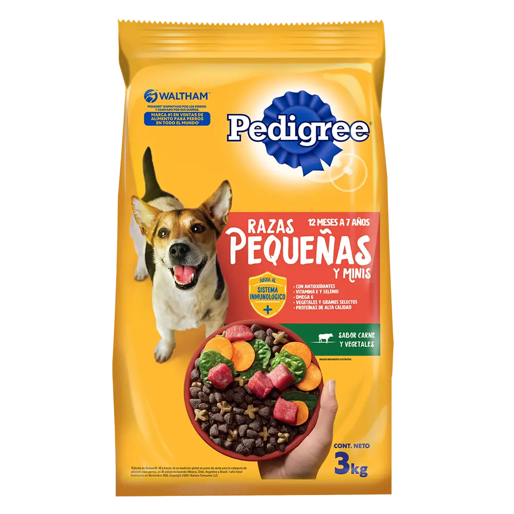 Pedigree Adulto Raza Pequeña 21 Kg