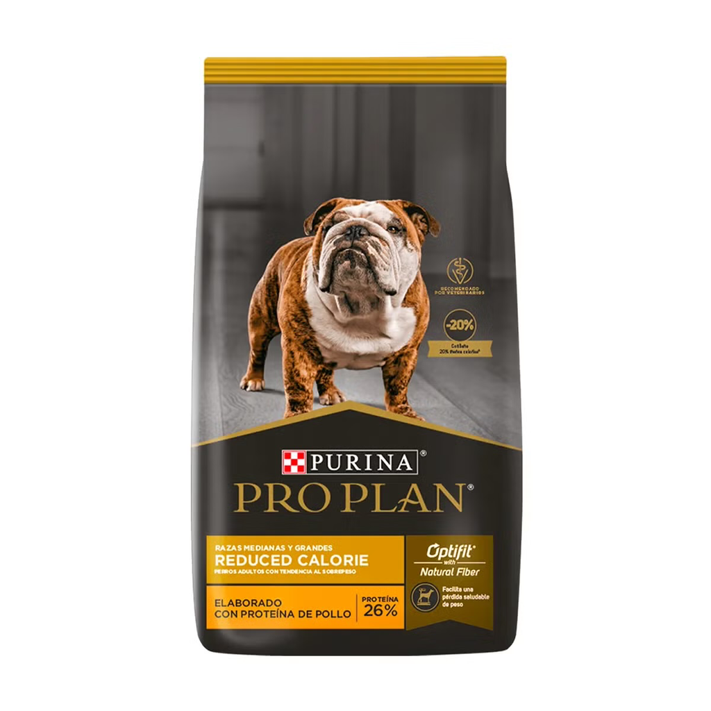 Pro Plan Adulto Reduce Calorias Mediano y Grande 12 Kg