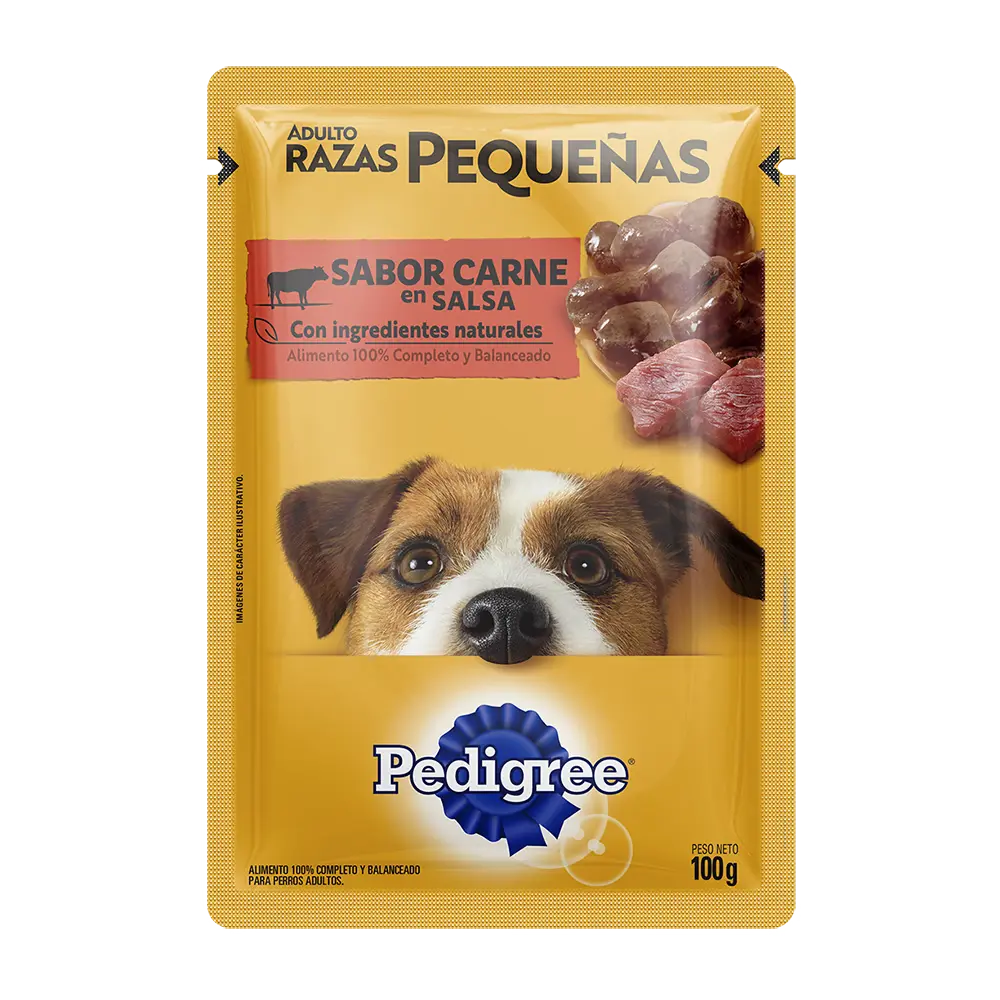 Sachet Pedigree Adulto Raza Pequeña Carne