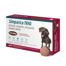 Simparica Trio 40 a 60 Kg (3 Comprimidos)