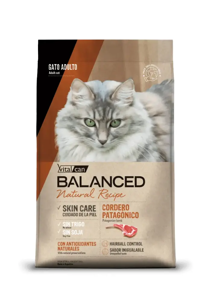 Receta Natural Balanceada Gato Cordero