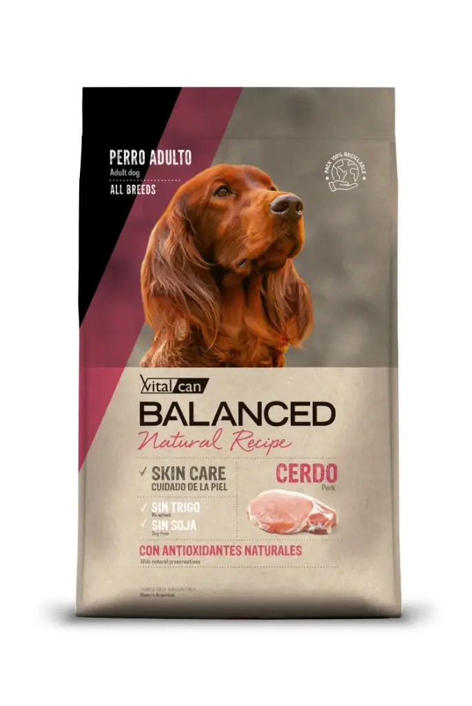 Balanced Natural Recipe Cerdo