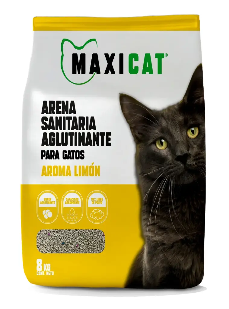 Arena Sanitaria Maxi Cat Limon