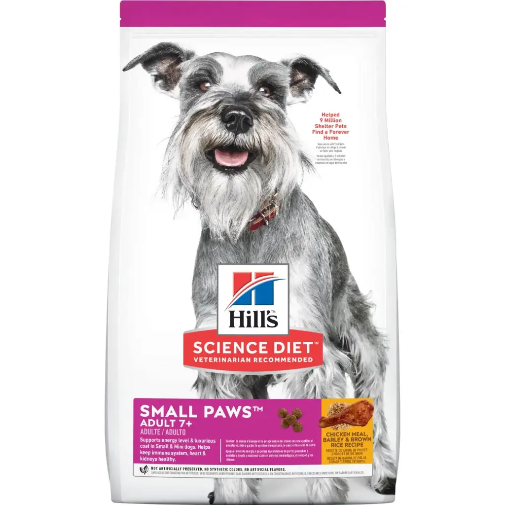 Hills Perro Science Diet Adult 7+ Small Paws